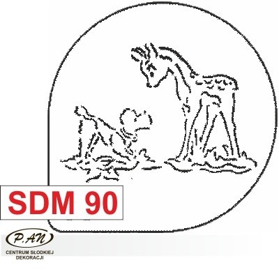Szablon dekoratorski wzór SDM90