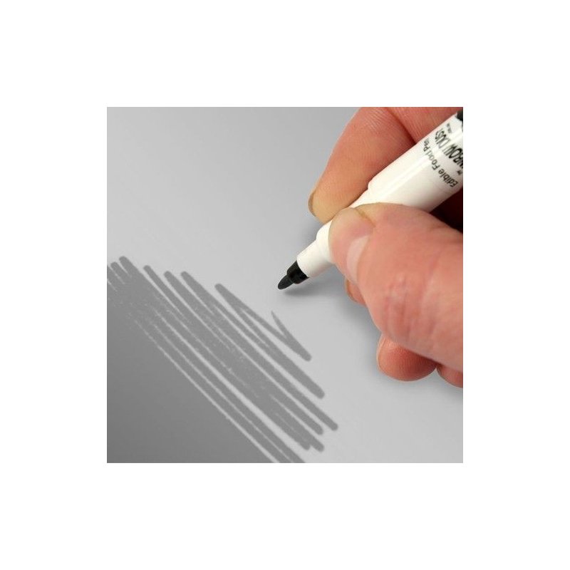 Pisak spożywczy srebrny (dwie grubości)  PSR07