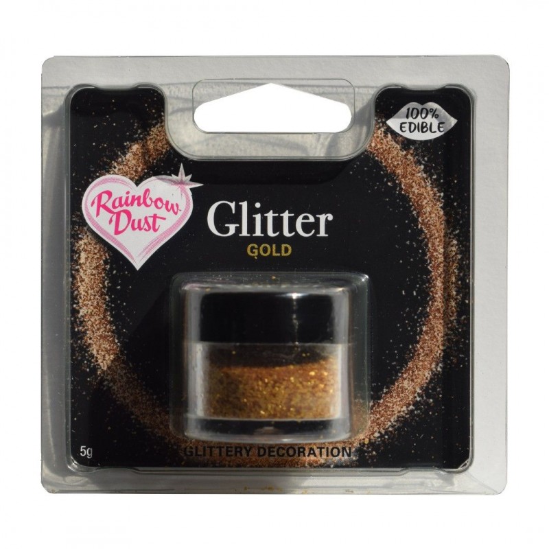 Barwnik brokatowy Glitter- Złoty - 35g- BRB05
