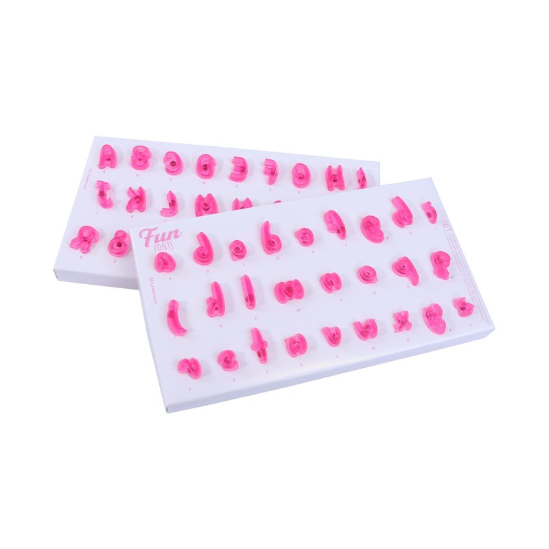 Foremki do odciskania literek-56szt.-ANGFP40