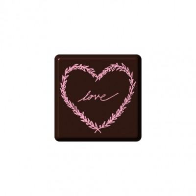 Czekoladowy prezent "LOVE" - 30szt. tabliczka 60x60mm- CPG1416