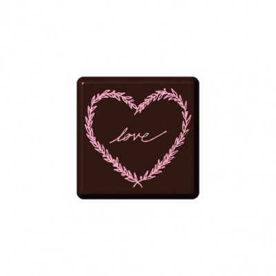 Czekoladowy prezent "LOVE" - tabliczka 60x60mm- CPG1416 fot. 2