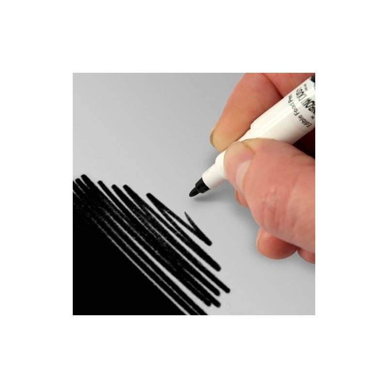 Pisak spożywczy czarny (dwie grubości)  PSD06