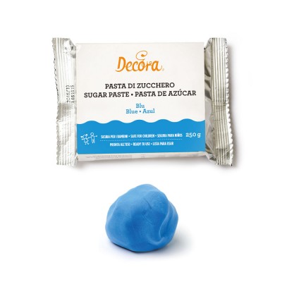 Masa Cukrowa Decora/ lukier plastyczny - niebieska 250g-MC0310126