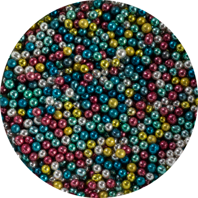 Posypka cukrowa perełki mix kolorów PC28