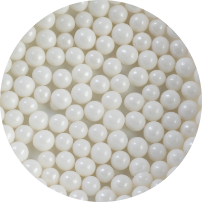 Posypka cukrowa groszek perłowy biały PC33