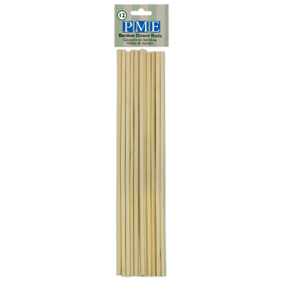 Bambusowe patyczki-12 szt.-30 cm- R1007