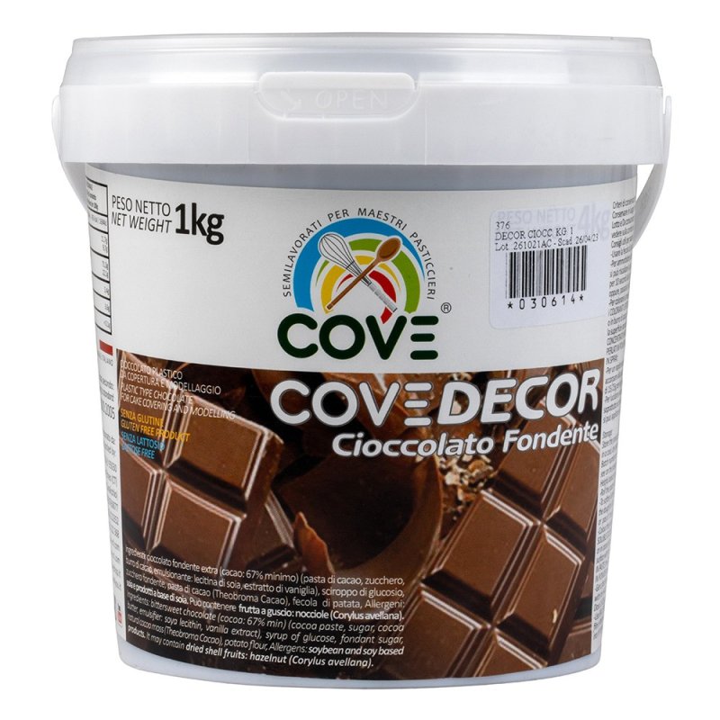 Czekolada plastyczna brązowa - 900g - CZPD1