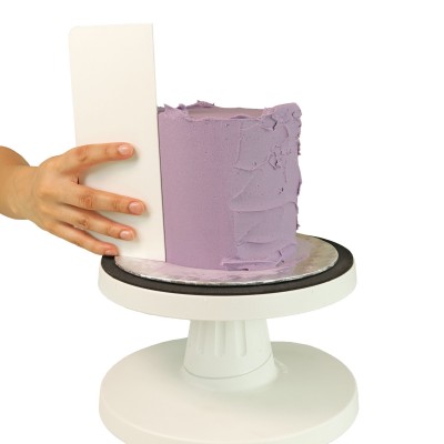 Skrobka plastikowa do wygładzania boków tortów 25cm SPW1 fot. 2