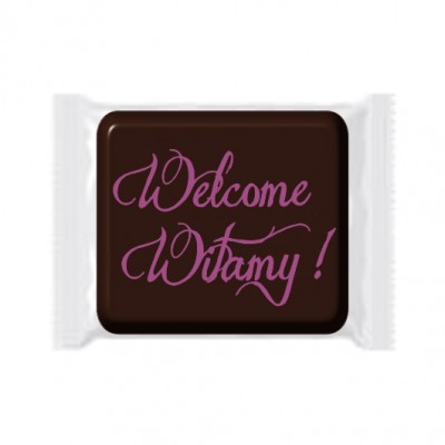 Mini czekoladki''Welcome Witamy!''-40x45mm-70szt.- CPGC5