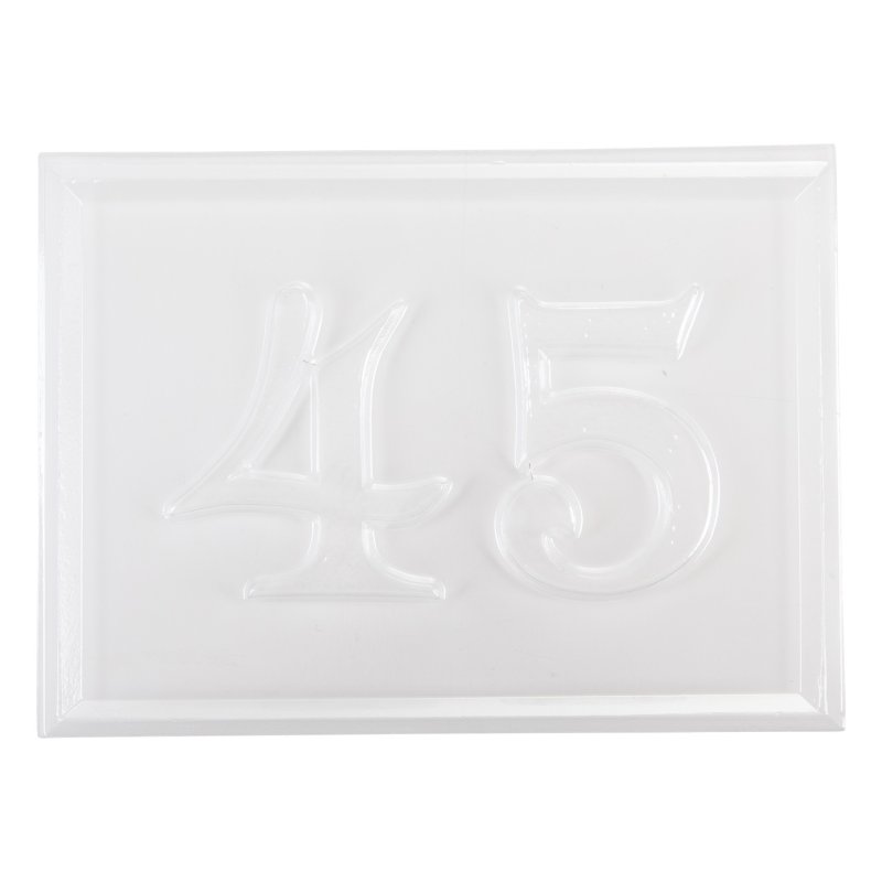 Foremki plastikowe 4 sztuki - Cyfry 12cm - FP1012