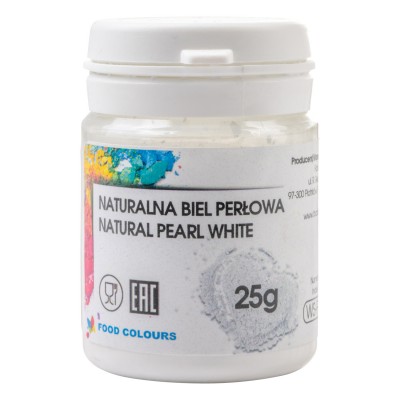 Naturalna biel perłowa - 25 g -WSP088