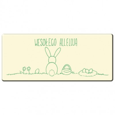 Czekoladowy prezent "WESOŁEGO ALELLUJA"-15 szt.- tabliczka 157x67mm- CPG1520B