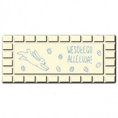 Czekoladowy prezent "WESOŁEGO ALELLUJA"-15 szt.- tabliczka 157x67mm- CPG1521B