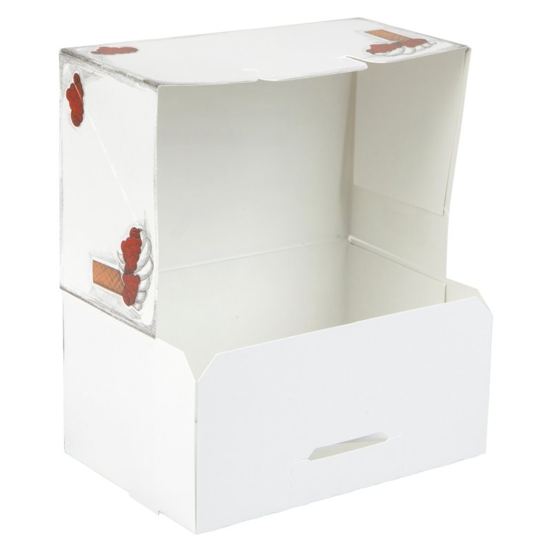 Karton do tortu z nadrukiem 165/110/80 mm-K8