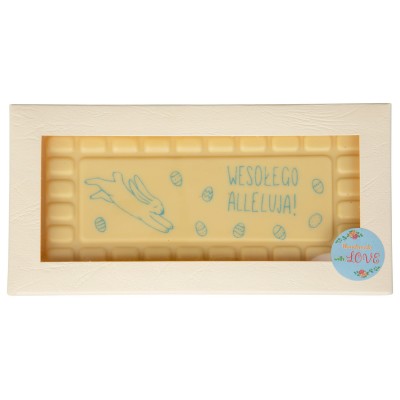 Czekoladowy prezent "WESOŁEGO ALELLUJA"-15 szt.- tabliczka 157x67mm- CPG1521B