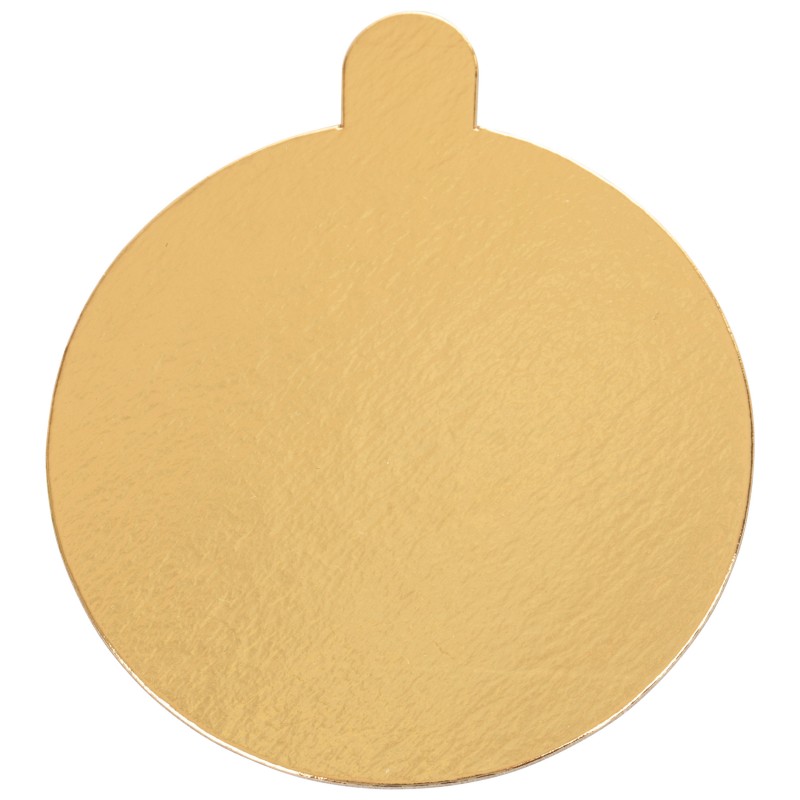 Podkład okrągły złoty pod monoporcję 10cm - 20 szt-MONO2