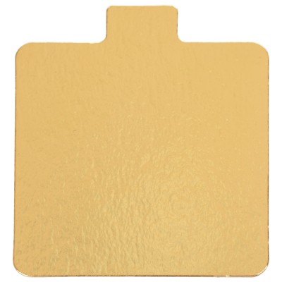 Podkład kwadratowy złoty pod monoporcję 7 cm-20 szt.-MONO7