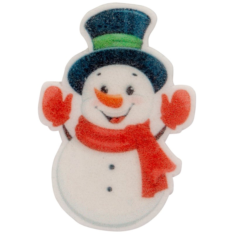 Dekoracje opłatkowe Bałwanek 3 cm -48sztuk - ODW3