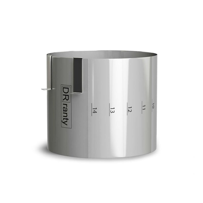 Dorosiowy rant cukierniczy okrągły rozpinany z podziałką -15-21 cm h 14 cm -DRP15-21