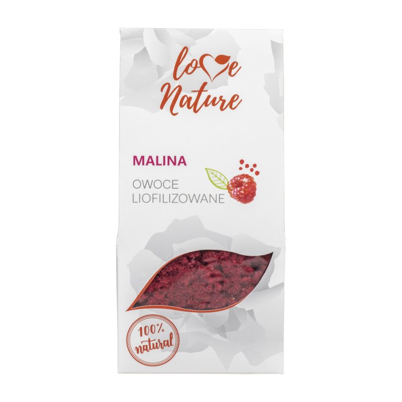 Malina plastry liofilizowane 20 g-KJ167