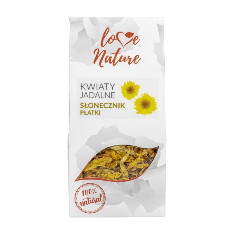 Kwiaty jadalne słonecznik płatki -15g- KJ440