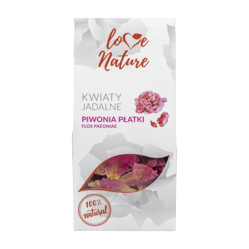Kwiaty jadalne piwonia płatki -10g- KJ983