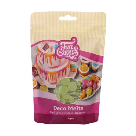 FunCakes Deco Melts - Smak zielone jabłko - 250g-F25330