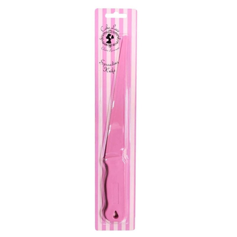 Nóż do mas cukrowych i marcepanu Cake Lace różowy  - CLS-01
