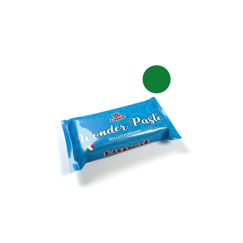 Masa cukrowa/lukier plastyczny Wonder Paste zielona 1kg WPZE