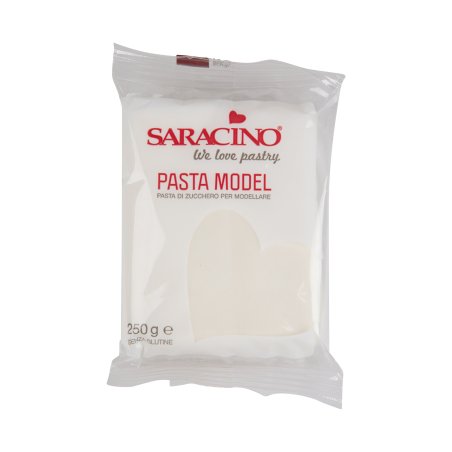 Masa cukrowa Saracino Model Paste- biała 250g - DEC005K025