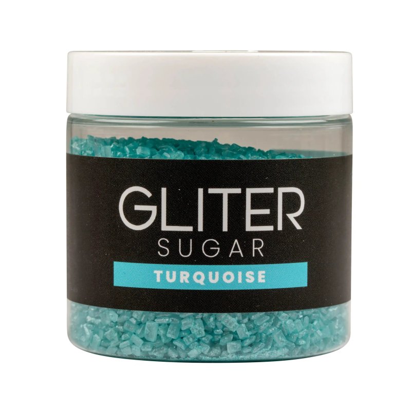SUGAR GLITER - BŁĘKITNY cukier dekoracyjny 90 g  SUG4