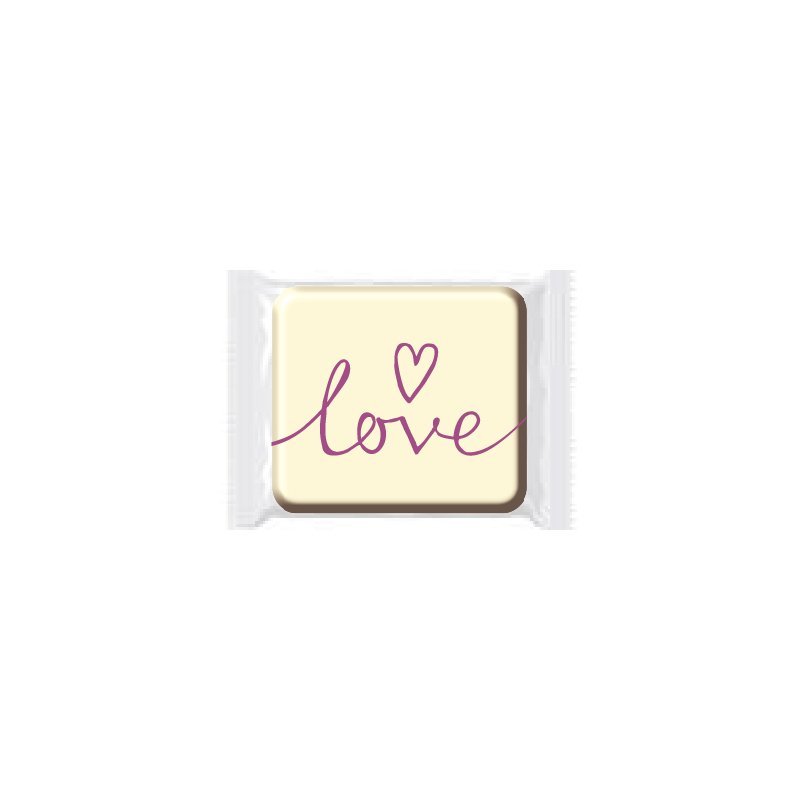 Mini czekoladki''love''-40x45mm-70szt.- CPGC17