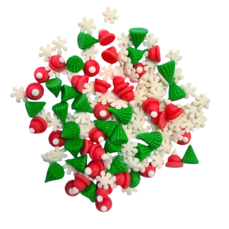 Posypka cukrowa Świąteczny MIX HO-HO-HO 20g - CUK956