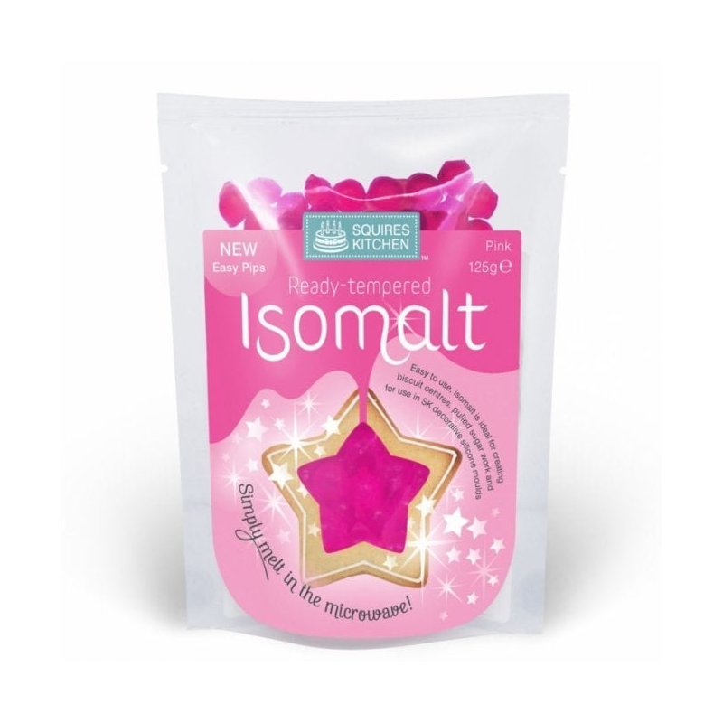 Isomalt kolorowy 125g  różowy - IS RÓŻOWY