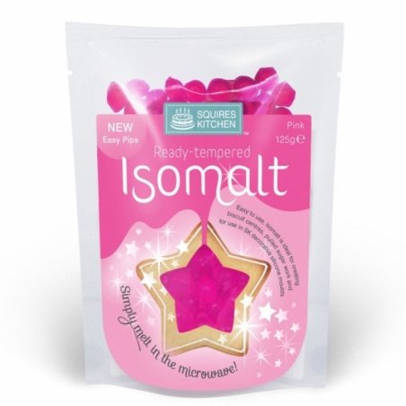 Isomalt kolorowy 125g  różowy - IS RÓŻOWY