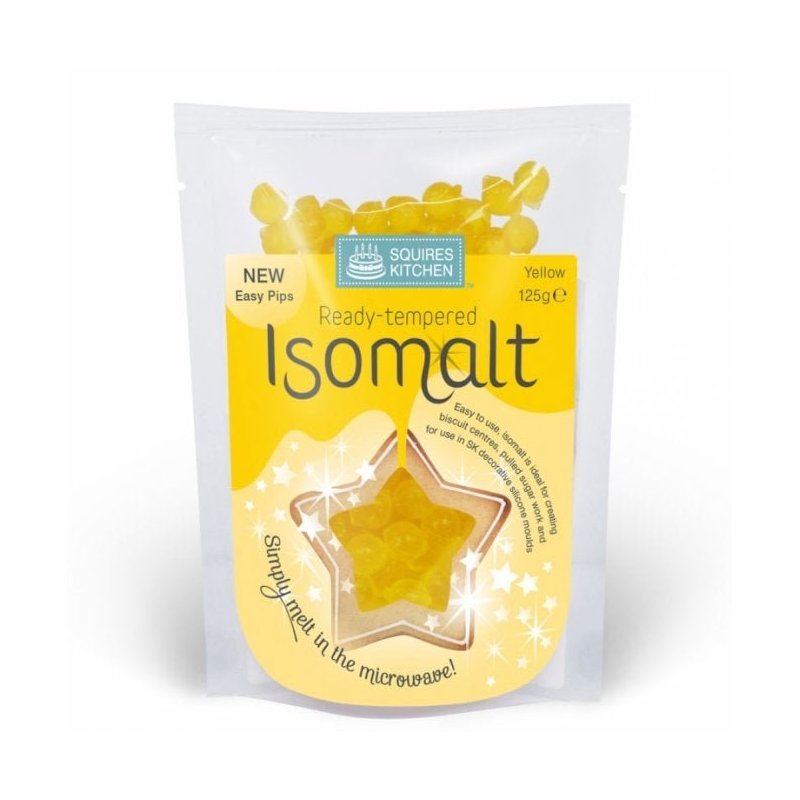 Isomalt kolorowy 125g  żółty - IS ŻÓŁTY
