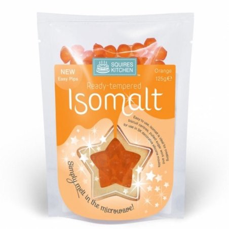 Isomalt kolorowy 125g  pomarańczowy - IS POMARAŃCZOWY