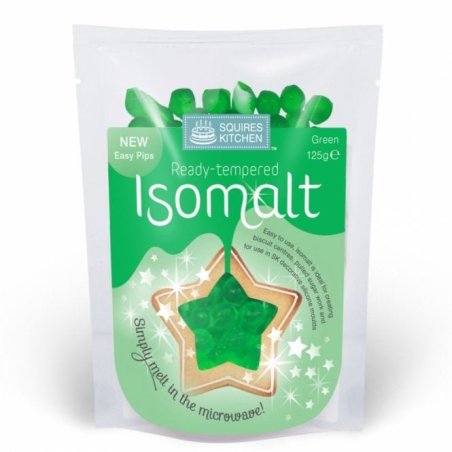 Isomalt kolorowy 125g  zielony- IS ZIELONY