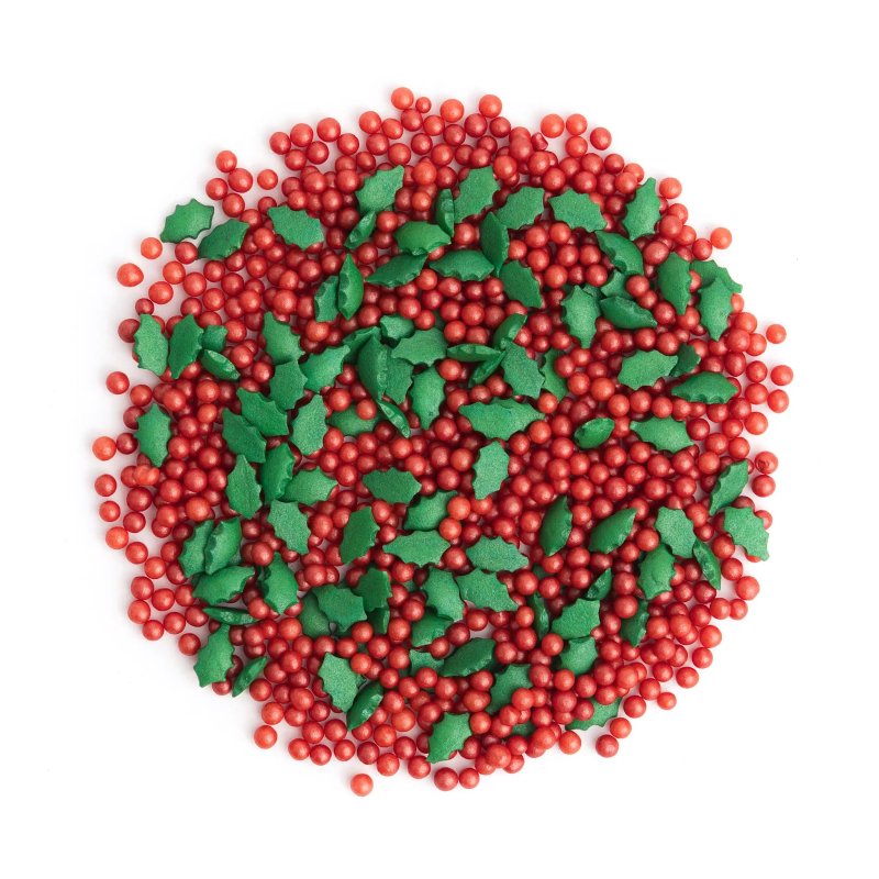 Posypka cukrowa HOLLY LEAF SŁODKI BUFET PC184