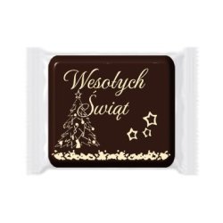 Mini czekoladki''Wesołych Świąt''-40x45mm-70szt.- CPGC4