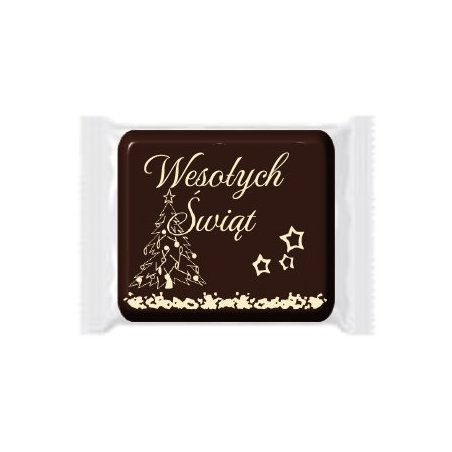 Mini czekoladki''Wesołych Świąt''-40x45mm-70szt.- CPGC4