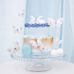 Topper na tort motyle  - 9 szt. - KPT143797