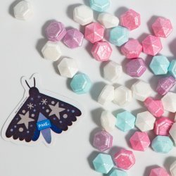 Posypka cukrowa - błyszczące diamenty  mix 25 g SKB1017
