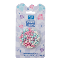 Posypka cukrowa - błyszczące diamenty  mix 25 g SKB1017