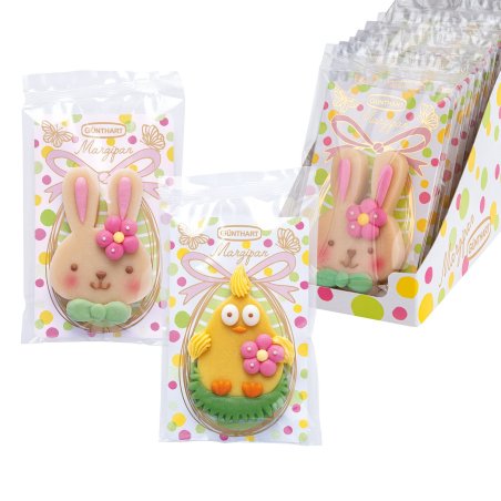 Marcepanowa figurka królika i kurczaka- GUN150