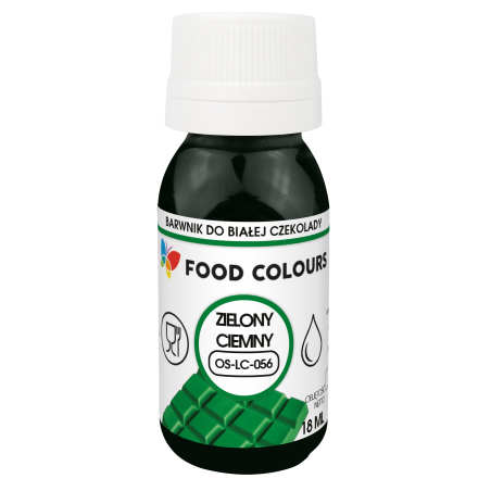 Emulsja do barwienia czekolady - zielony 18 g- OS-LC-056
