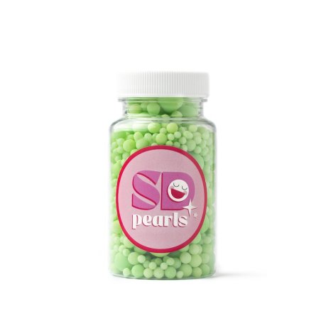 Posypka cukrowa light green 3-10 mm 100 g - PCSD9