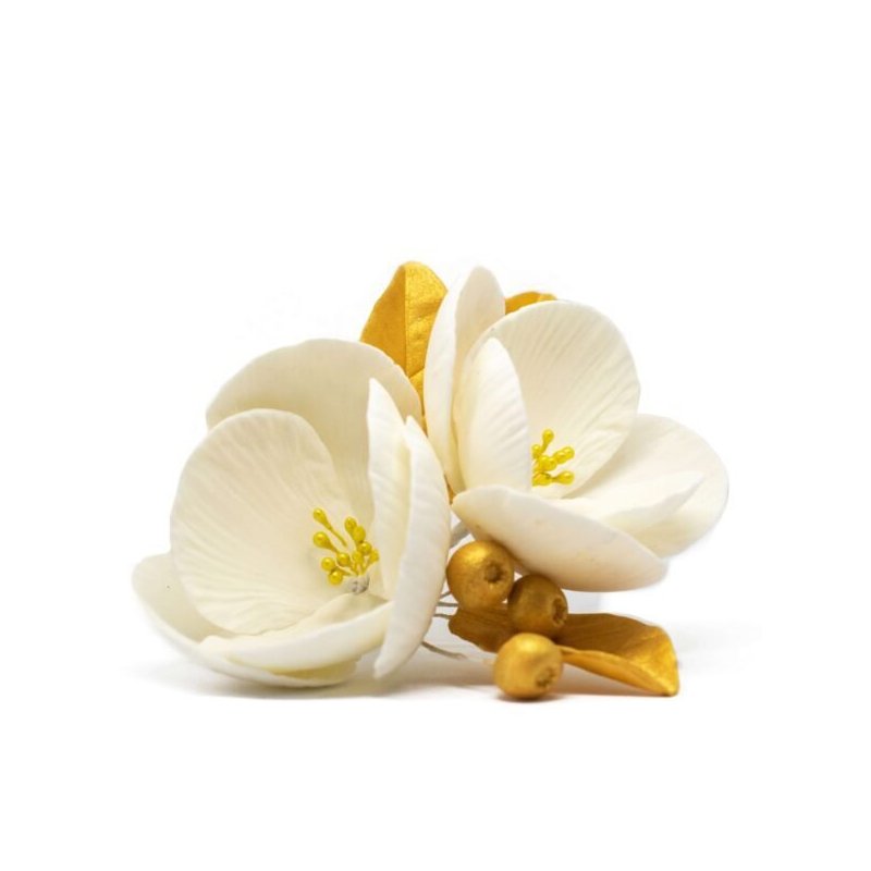 Magnolia biało-złota D -  CUK789