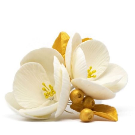 Magnolia biało-złota D -  CUK789